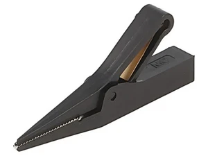 64.9209-21 Morsetto per coccodrillo 10A nero supporto Ber.: max.9,5 mm POLUBLI - Foto 1 di 1