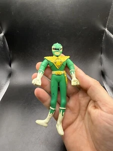 Vintage 90's Saban Mighty Morphin Power Rangers Green Ranger Rubber Figure - Picture 1 of 7