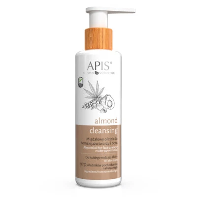 Apis Cleansing Almond Oil for Face and Eyes Make-Up Removal 150ml - Image 1 of 2