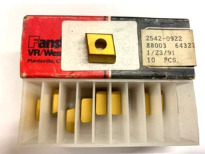 VR/WESSON 2542-0672 GRADE:653 CARBIDE INSERTS - Picture 1 of 1