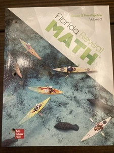 Florida Reveal Math Grade 8 Pre-algebra Volume 2 - Picture 1 of 4