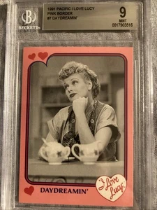 LUCILLE BALL I LOVE LUCY 1991 PACIFIC #7 DAY DREAMIN NEWLY GRADED SOLID 9 - Picture 1 of 4