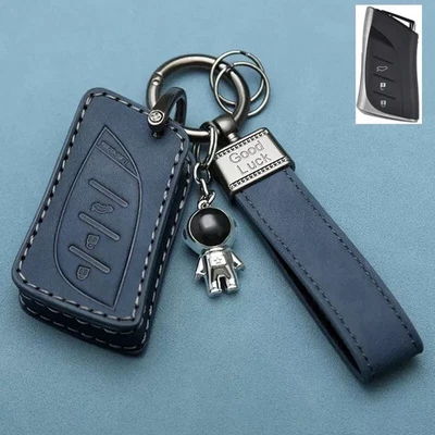 New for Lexus ES NX LX LS LC500 UX250 Leather Key Fob Cover Case - Image 1 of 4