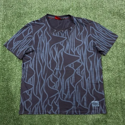 Camiseta Hugo Boss Gráfica Para Hombre Talla XL Azul Manga Corta Informal Camiseta Delgada Foto 1 de 4