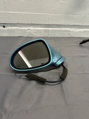 Espejo retrovisor eléctrico puerta izquierda Mazda MX-5 Miata 99-05 cristal azul metálico conductor OEM Foto 1 de 3