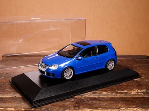 Minichamps VW Volkswagen Golf 5 V R32 azul met. Caja EMBALAJE ORIGINAL 1:43 coche modelo diecast - Imagen 1 de 8