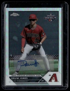 2023 Topps Pro Debut Druw Jones Chrome Autographs Refractor #/99 Auto - Picture 1 of 2