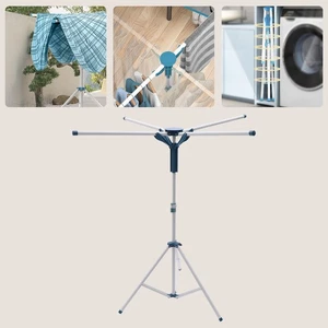 Laundry Clothes Storage Drying Rack Portable Folding Dryer Hanger Tripod Stand - Picture 1 of 12