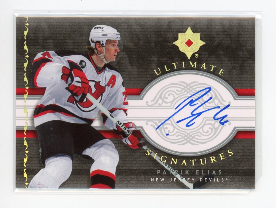 2006-07 UD ULTIMATE COLLECTION ULTIMATE SIGNATURES Patrik Elias #US-PE AUTO Foto 1 de 1