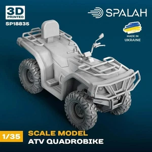 1:35 ATV Quadrobike Scale Model Kit for Diorama Spalah SP18835 - Picture 1 of 4