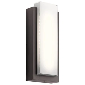 Kichler 49557LED Bronze Dahlia Led Outdoor Wall Sconce - Picture 1 of 1