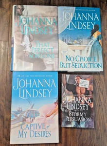 Lot of 4 Johanna Lindsey Novels (Malory Series) Historical Romance - Imagen 1 de 12