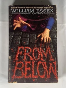 From Below by William Essex 1989 paperback horror - Picture 1 of 8