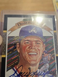 1987 Leaf 2014 Leaf Donruss Diamond Memories Rückkauf Dale Murphy Autogramm - Bild 1 von 3