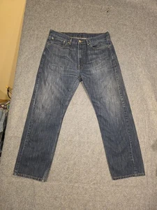 Levi's 505 Regular Fit Herren Denim Jeans 36 x 30 Zip Fly Light/Dark Wash - Bild 1 von 10