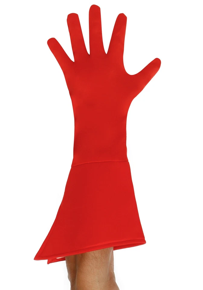 Adult Red Superhero Gloves - Image 1 of 1