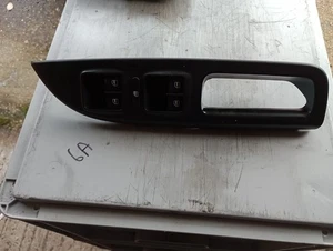 SKODA OCTAVIA FENSTERHEBERSCHALTER FAHRERSEITE RECHTS + UMRANDUNG ORIGINAL 1Z0959858B - Bild 1 von 9