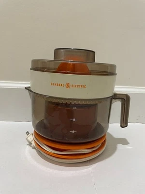 Exprimidor eléctrico de cítricos General Electric de colección - 16 oz, marrón/naranja, probado Foto 1 de 4