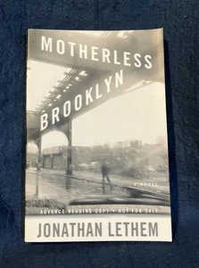 JONATHAN LETHEM Motherless Brooklyn ADV.  LESEEXEMPLAR Nie Gelesen 1999 Film 2019 - Bild 1 von 8