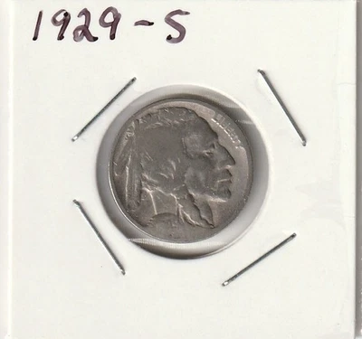 1929-S 5C Buffalo Nickel - Image 1 of 2