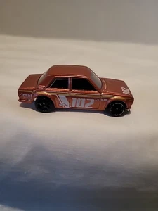 Hot Wheels Datsun 510 Bluebird Copper 102 pressofuso 1:64 - Foto 1 di 20