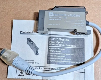 Pepperl + Fuchs Photoelectric Sensor  SU17-K/103/115B, PN 904930 (New) - Image 1 of 4