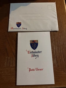 WESTMINISTER ABBEY Poet’s Corner BY CANON ADAM FOX / Vintage Booklet - Foto 1 di 7