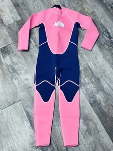 2.5mm Neoprene Wetsuit Kids Boys Girls Unisex Full Suit Long Sleeve L  🆓 SHIP - Picture 1 of 16