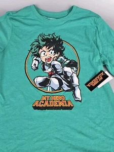 My Hero Academia Long Sleeve T Shirt Izuku Deku Midoriya Anime Sz M w/Tags Kanji - Picture 1 of 7