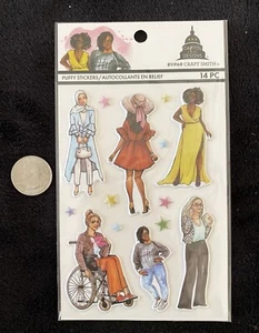 Capitol Chic Designs Girl Boss Puffy Aufkleber - Bild 1 von 3