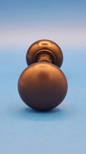 Signature Hardware Solid Forged Round New York Door Knob - Antique Brass K702-AB - Picture 1 of 4