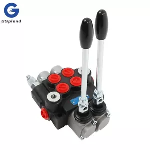 2-Spool Hydraulic Directional Control Valve Ports Double Acting AU - Picture 1 of 9