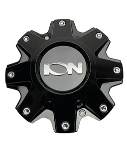 Ion Alloy Gloss Black Wheel Center Cap C10141B - Picture 1 of 3