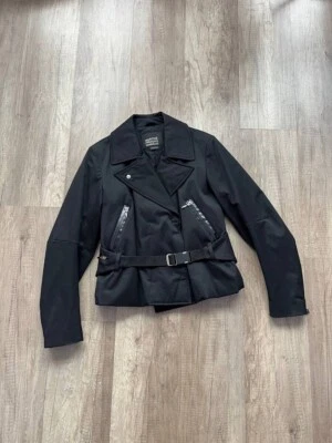 Marithe Francois Girbaud Jacket Black Women's Size 29 - image 1 of 4