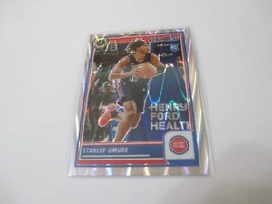 Tarjeta de baloncesto de novato 2024 Panini NBA Hoops Stanley Umude Detroit Pistons - Imagen 1 de 2