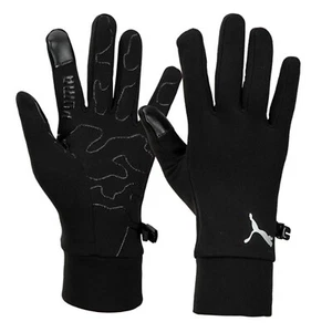 PUMA Unisex Guantes Elásticos Tejidos Lanza Negro Correr Informal Guante Táctil 04180201 - Imagen 1 de 3