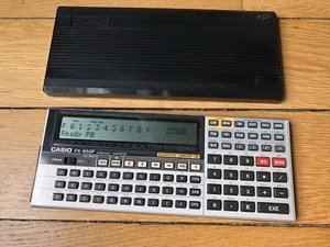Casio FX 850P - vintage BASIC pocket (similar to FX-880P) missing back cover - Afbeelding 1 van 7