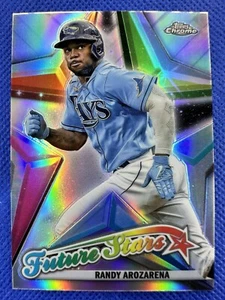 2022 #FS-6 Randy Arozarena Topps Chrome Baseball Future Stars Refractor Rays - Bild 1 von 2