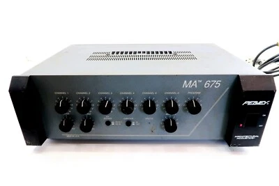 PEAVEY MA 675 Architectural Acoustics Mixer Amplifier 7 Channel Modular Mix Amp - Image 1 of 4