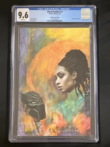 Black Panther #1 TFAW "Virgin" Edition 2021 Marvel Comics CGC 9.6 White Pages - Picture 1 of 3