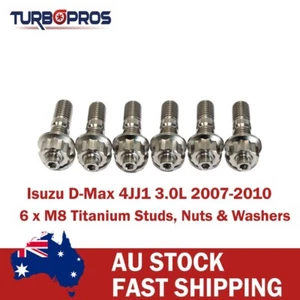Titanium Turbo Charger Stud Kit For Isuzu D-Max 4JJ1 3.0L 2007-2010 - Picture 1 of 4
