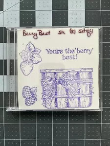 You're the Berry Best Set of 4 * Retired Stampin' Up Flowers & Plants - Picture 1 of 2