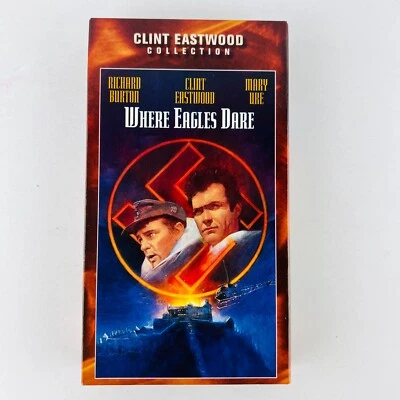 Where Eagles Dare (VHS, 2000, Clint Eastwood Collection) Foto 1 de 2