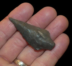 BUGGS ISLAND ALABAMA AUTHENTIC INDIAN ARROWHEAD ARTIFACT COLLECTIBLE RELIC - Picture 1 of 6