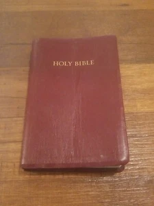 2003 Nelson Holy Bible King James Version Giant Print Letters KJV Brown SC - Foto 1 di 11