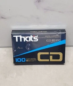 That's CD-MH 100 Min Metal Partícula Alto Sesgo Audio Cassette Cinta en Blanco Nuevo de Lote Antiguo - Imagen 1 de 2