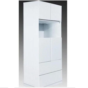635*598*2200mm White Cabinet Two door microwave Pantry - Picture 1 of 2
