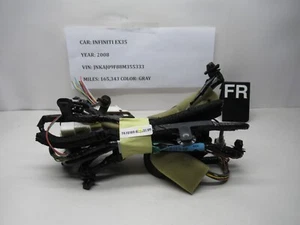 08-12 Infiniti EX35 Front Rght Driver Side Door Wire Harness FR 241251BA0C OEM - Picture 1 of 7