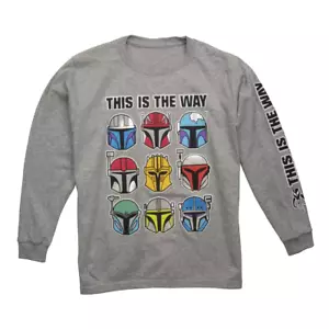 Jungen-T-Shirt Größe Small Star Wars The Mandalorian Grafik Einzelhandel 22,00 $ - Bild 1 von 6