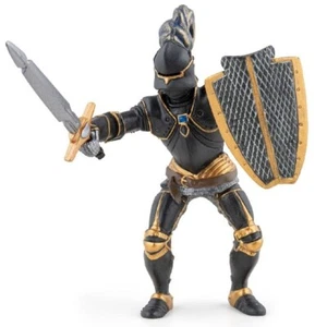 Ritter in schwarzer Rüstung - 4" groß - Papo Actionfiguren Mittelalter #39275 Neu NIB - Bild 1 von 2